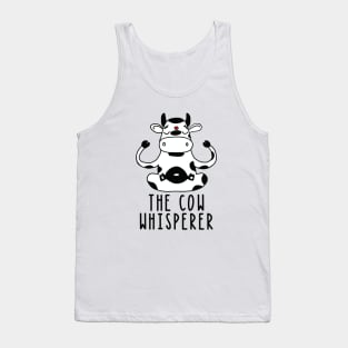 The Cow Whisperer Funny Farming Tank Top